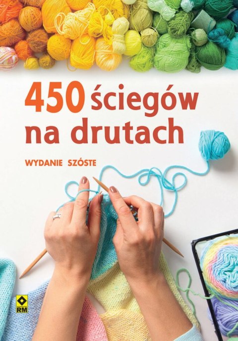 Książka dziewiarska "450 ściegów na drutach"