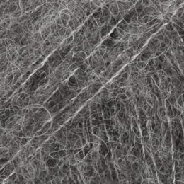 Włóczka DROPS Brushed Alpaca Silk 03 szary - 77% alpaca, 23% jedwab