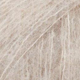 Włóczka DROPS Brushed Alpaca Silk 04 jasny beż - 77% alpaca, 23% jedwab