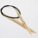 5 mm 40 cm | Druty na żyłce KnitPro Basix Birch | drewniane