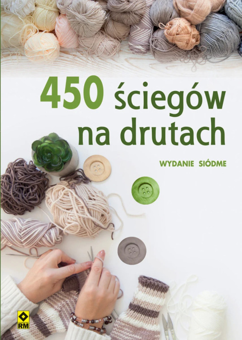 Książka dziewiarska "450 ściegów na drutach" | nowe wydanie