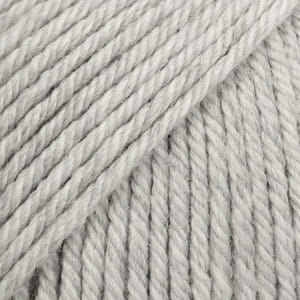 Włóczka Drops Daisy | 04 jasny szary | 100% wełna merynosów