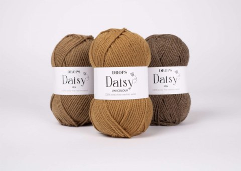 Włóczka Drops Daisy | 12 karmel | 100% wełna merynosów