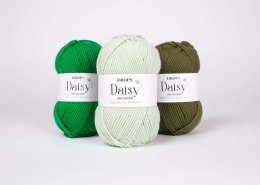 Włóczka Drops Daisy | 17 zielony mech | 100% wełna merynosów