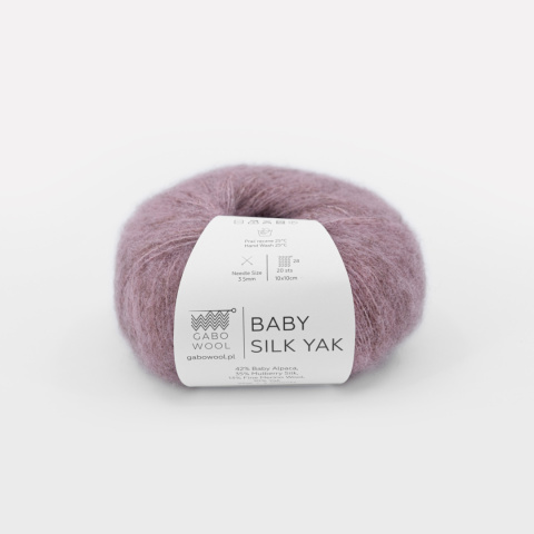 GABO WOOL BABY SILK YAK | 9716 brudny róż