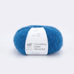 GABO WOOL COLORFUL BABY BRUSHED | 7600 kobalt