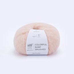 GABO WOOL COLORFUL BABY BRUSHED | 7194 jasny róż