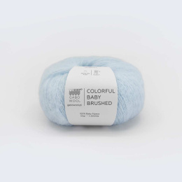 GABO WOOL COLORFUL BABY BRUSHED | 7457 jasny błękit