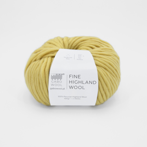 GABO WOOL FINE HIGHLAND WOOL | 2014 maślany