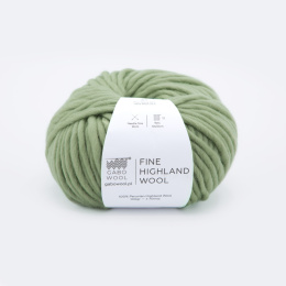 GABO WOOL FINE HIGHLAND WOOL | 2058 zielona szałwia