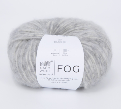 GABO WOOL FOG | 6546 jasny szary