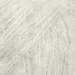 Włóczka DROPS Brushed Alpaca Silk 35 perłowy szary - 77% alpaca, 23% jedwab