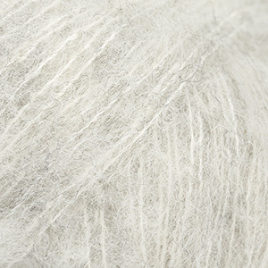 Włóczka DROPS Brushed Alpaca Silk 35 perłowy szary - 77% alpaca, 23% jedwab