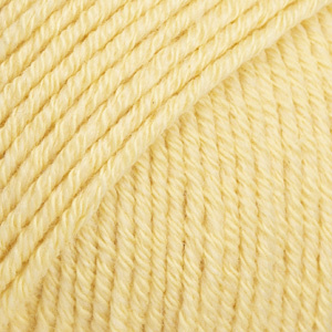 Włóczka DROPS Cotton Merino 17 wanilia - 50% wełna merynos, 50% bawełna