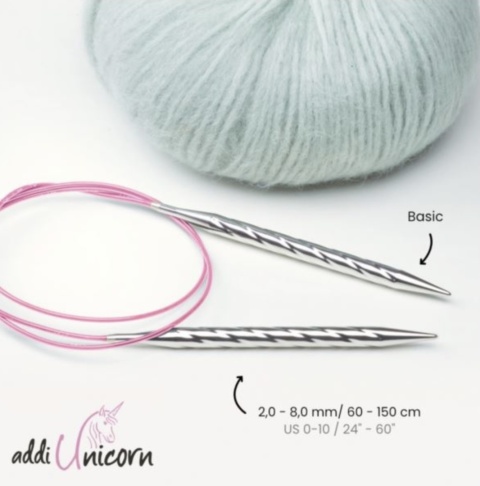 Druty na żyłce metalowe ADDI Unicorn 6 mm, 80 cm