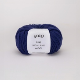 GABO WOOL FINE HIGHLAND WOOL | 2432 nocne niebo