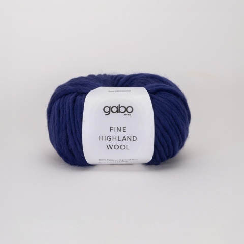 GABO WOOL FINE HIGHLAND WOOL | 2432 nocne niebo