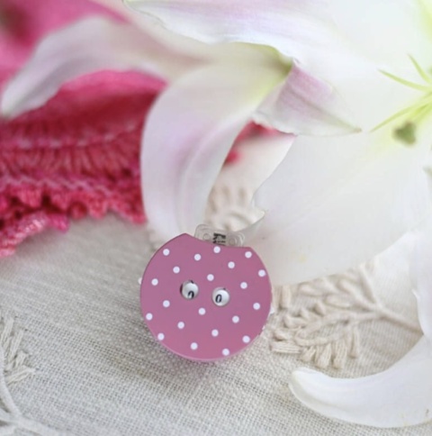 Licznik rzędów KnitPro Clicky różowy