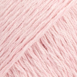 Włóczka DROPS Belle - 30 pudrowy róż - bawełna, wiskoza, len