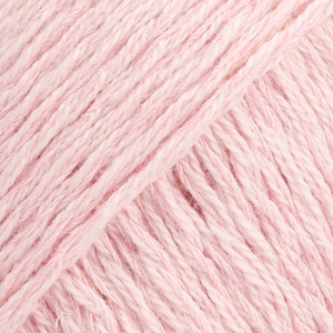 Włóczka DROPS Belle - 30 pudrowy róż - bawełna, wiskoza, len