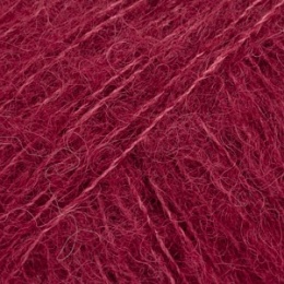 Włóczka DROPS Brushed Alpaca Silk 23 bordowy - 77% alpaca, 23% jedwab