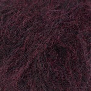 Włóczka DROPS Brushed Alpaca Silk 43 ciemne winogrona - 77% alpaca, 23% jedwab