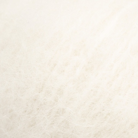 Włóczka DROPS Melody 01 ecru - 71% alpaka 25% wełna 4% poliamid