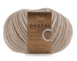 Włóczka GAZZAL Baby Alpaca Pure Colors 6453 - 55% baby alpaca, 45% merino