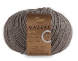 Włóczka GAZZAL Baby Alpaca Pure Colors 6454 - 55% baby alpaca, 45% merino