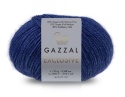 Włóczka GAZZAL Exclusive 9911 ciemny niebieski - 60% merino superwash, 30% jedwab, 10% moher