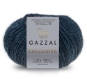 Włóczka GAZZAL Exclusive 9902 petrol - 60% merino superwash, 30% jedwab, 10% moher
