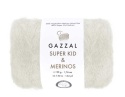 Włóczka GAZZAL Super Kid Mohair & Merinos - 61277 gołębi