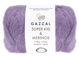 Włóczka GAZZAL Super Kid Mohair & Merinos - 61283 lawenda