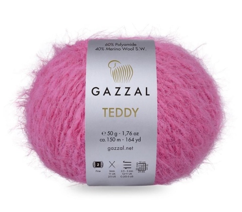 Włóczka GAZZAL Teddy&Merinos 6548