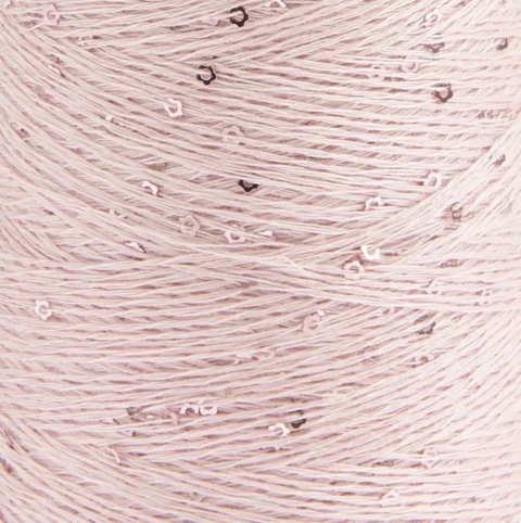 Włóczka / nić z cekinami Rico Design Make it Blumchen 01 różowy