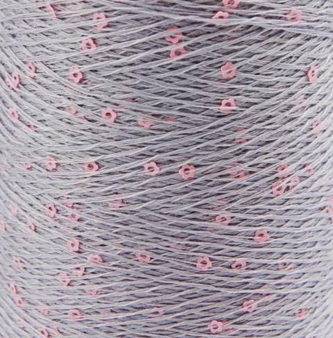 Włóczka / nić z cekinami Rico Design Make it Blumchen 011 lawenda